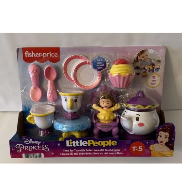 Fisher-Price Disney Princess Belle - Beauty and the Beast Tea Set NEW - Picture 4 of 9